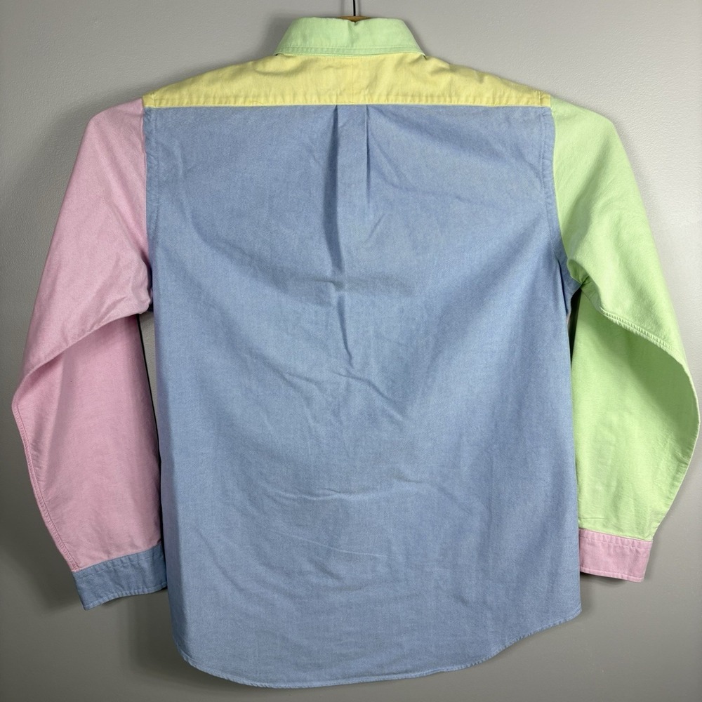 Ralph Lauren Men's Large Classic Fit Colorblock Button Down Long Sleeve Shirt - Picture 3 of 6